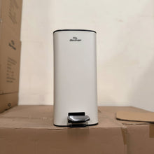11.5L Rectangular Pedal Bin, Soft Close Lid, Cream — view 2 — Kenya · WIMU Kitchen