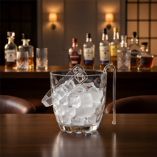 800ml Glass Ice Bucket with Tong (view 3) — Kenya · WIMU Kitchen