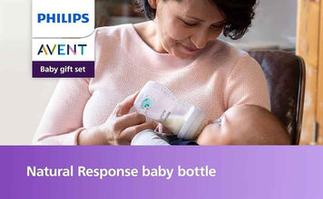 Philips Avent Natural Response Baby Gift Set, 4 Natural Response Baby Bottles 260 ml with T3 (1 m+ Teats), SCY903/61 — Kenya · WIMU Kitchen