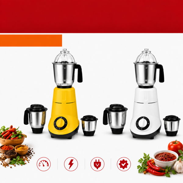 3-in-1 Wonder Mixer Grinder 550W with 3 Stainless Steel Jars — WIMU Kitchen Nairobi — Kenya · WIMU Kitchen Nairobi