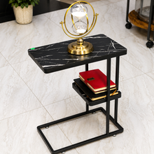 Minimalist C-Shaped Storage Table with Shelf — WIMU Kitchen Nairobi — Kenya · WIMU Kitchen