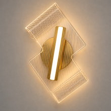 Gold Geometric LED Wall Light 7W 3000K, 490 Lumens — view 3 — Kenya · WIMU Kitchen