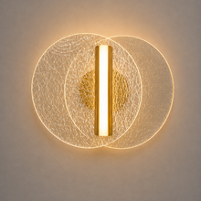 Overlapping Circle LED Wall Lamp 7W Gold, 490 Lumens — view 3 — Kenya · WIMU Kitchen