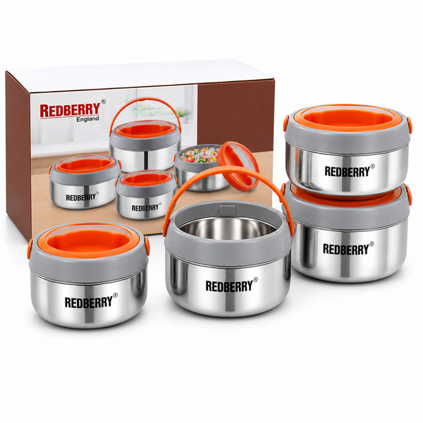 Redberry Carolina Premium Stainless Steel Hotpot Set – 4 Piece (800ml, 1200ml, 2000ml & 3000ml) — WIMU Kitchen Nairobi — Kenya · WIMU Kitchen Nairobi