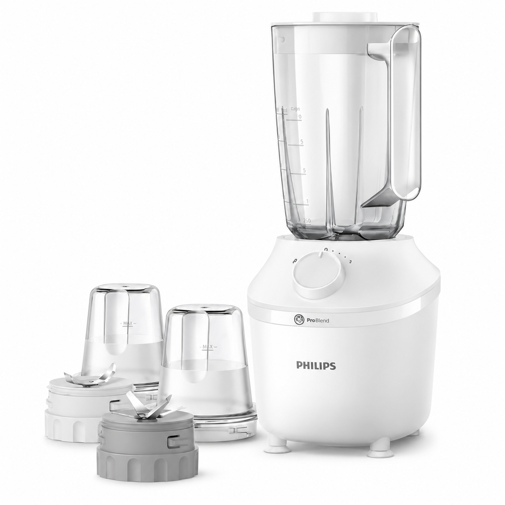 Philips 3000 Series Blender 450W with Mill & Chopper - 1.9L Plastic Jar, ProBlend System, Stainless Steel Blades — WIMU Kitchen Nairobi — buy in Kenya at WIMU Kitchen Nairobi · M-Pesa accepted