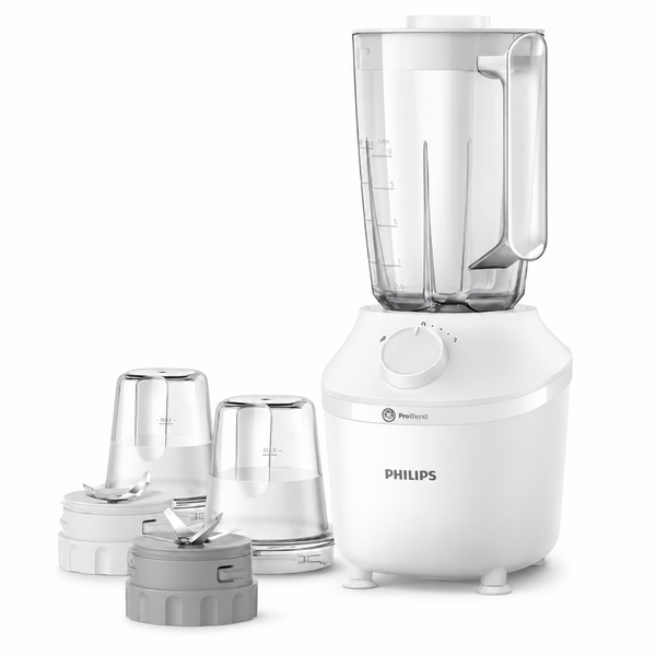 Philips 3000 Series Blender 450W with Mill & Chopper - 1.9L Plastic Jar, ProBlend System, Stainless Steel Blades — WIMU Kitchen Nairobi — Kenya · WIMU Kitchen Nairobi