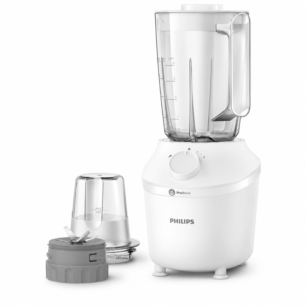 Philips 3000 Series Blender 600W - 2L Plastic Jar, 2 Speed Settings + Pulse, ProBlend Technology with Chopper — WIMU Kitchen Nairobi — buy in Kenya at WIMU Kitchen Nairobi · M-Pesa accepted