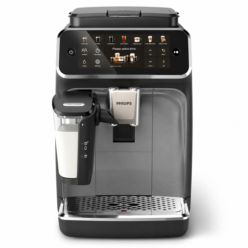 Philips 4400 Series Fully Automatic Espresso Machine - 12 Hot & Iced Drinks, LatteGo Milk System, QuickStart, SilentBrew — WIMU Kitchen Nairobi — buy in Kenya at WIMU Kitchen Nairobi · M-Pesa accepted