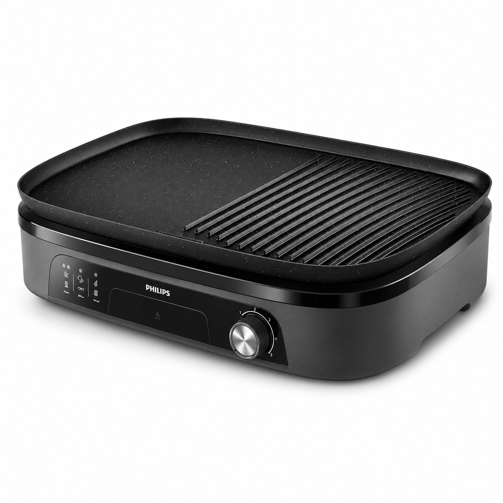 Philips Table Top Grill 2400W - Extra Large 1250cm2 Grilling Surface, Maifan Stone Coating, Adjustable Temperature — WIMU Kitchen Nairobi — buy in Kenya at WIMU Kitchen Nairobi · M-Pesa accepted