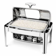 Divine Touch Single 9 Ltr Stainless Steel Silver Rectangle Rolltop with Visual Window — Kenya · WIMU Kitchen