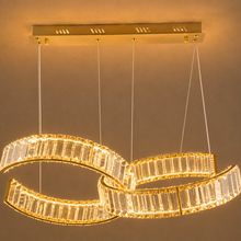 Interlocking Crystal Ring LED Pendant 30W Tri-Colour — view 3 — Kenya · WIMU Kitchen