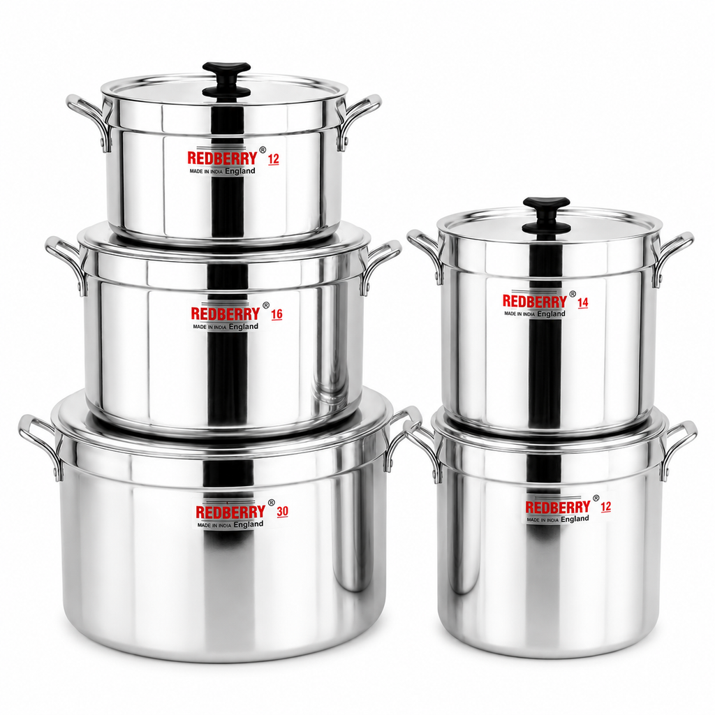 Redberry Premium Extra Heavy Aluminium Casserole Set — buy in Kenya at WIMU Kitchen Nairobi · M-Pesa accepted