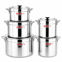 Redberry Premium Extra Heavy Aluminium Casserole Set — Kenya · WIMU Kitchen