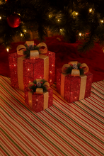 3pc Set Red Christmas Lighted Gift Box — Kenya · WIMU Kitchen