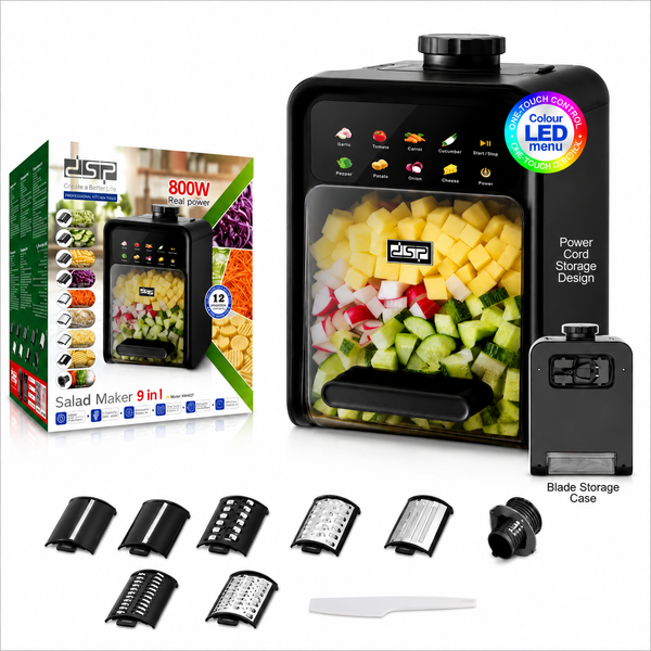 DSP 9-in-1 Electric Salad Maker — 800W, 925ml — WIMU Kitchen Nairobi — Kenya · WIMU Kitchen Nairobi