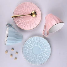 6pcs Cup and Saucer Coloured set — Kenya · WIMU Kitchen