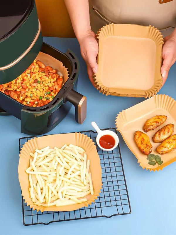 100PC Disposable Air Fryer Liners – Square & Round Non-Stick Parchment Papers — WIMU Kitchen Nairobi — Kenya · WIMU Kitchen Nairobi