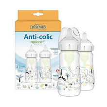 Dr. Brown's Anti-Colic Options+ Wide-Neck Baby Bottle Designer Edition Bottles, Woodland Decos, 5 oz/150 mL, Level 1 Nipple, 0m+, 2-Pack — Kenya · WIMU Kitchen