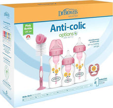 Dr Brown's DRBPLUS-WB03601 Options+ Anti-Colic Baby Bottles Gift Set, Pink/blue — Kenya · WIMU Kitchen