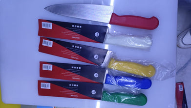 Colour-Coded Commercial Kitchen Knives, 6-10 Inch — view 3 — Kenya · WIMU Kitchen
