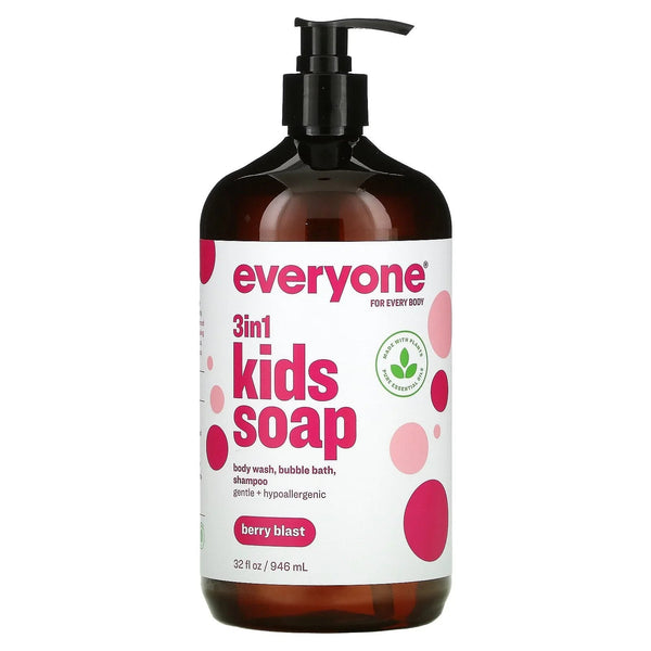 Everyone 3 in 1 Bath Soap for Kids Berry Blast 32 fl oz (946 ml) — Kenya · WIMU Kitchen Nairobi