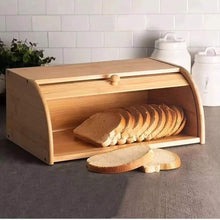 Bamboo Roll Top Bread Bin 38 x 28 x 18cm — view 2 — Kenya · WIMU Kitchen