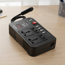 300W Car Power Inverter 12V to 220V Converter with 4 USB Ports and Dual AC Sockets (view 2) — Kenya · WIMU Kitchen