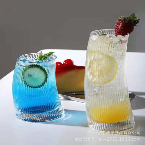 Ribbed Penguin Glass — Kenya · WIMU Kitchen Nairobi