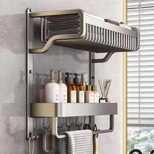 Double-Layer Bathroom Towel Rack with Hooks - Rust-Resistant Wall Storage — WIMU Kitchen Nairobi — Kenya · WIMU Kitchen