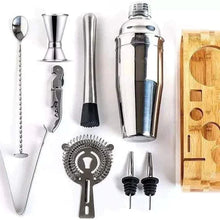 12-Piece Cocktail Shaker Set Home Bar Tool Kit with Stand, Cocktail Tools Stainless Steel Bar Gifts (view 4) — Kenya · WIMU Kitchen
