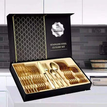24pcs Gold cutlery Set — Kenya · WIMU Kitchen