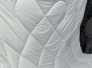 White stripped binded duvet COVER set — Kenya · WIMU Kitchen