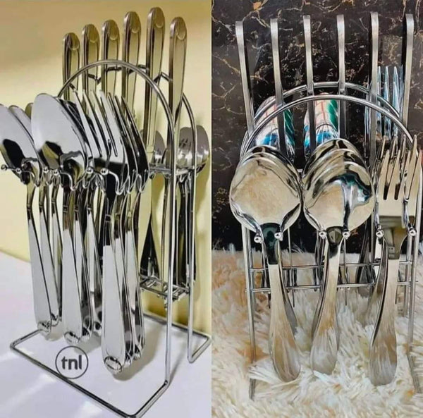 Heavy duty 24pcs Stainless Steel Cutlery set — Kenya · WIMU Kitchen Nairobi