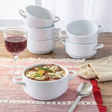 6 White Soup, Porridge & Salad Bowls - Nairobi — view 3 — Kenya · WIMU Kitchen