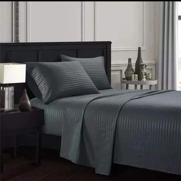 6*6 Stripped cotton flat bedsheets — Kenya · WIMU Kitchen Nairobi