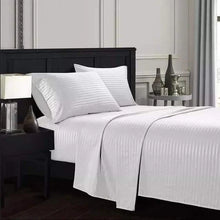 6*6 Stripped cotton flat bedsheets — Kenya · WIMU Kitchen