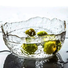 2pcs Elegant Japanese irregular glass bowl with gold rim — Kenya · WIMU Kitchen