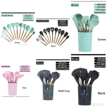 12pcs Silicone spoons set (view 4) — Kenya · WIMU Kitchen