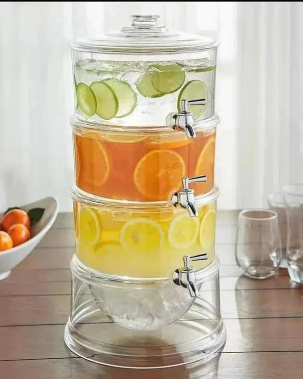 Acrylic Juice Dispenser With Ice Cube Compartment — Kenya · WIMU Kitchen Nairobi