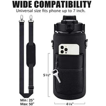 2L Motivational Water Bottle with Cover/ Sleeve with Portable Strap — Kenya · WIMU Kitchen