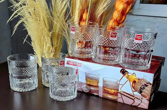 6pcs 290ml Whiskey glasses (view 2) — Kenya · WIMU Kitchen