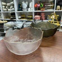 Large Capacity Clear Glass Salad Bowl - Nairobi — view 3 — Kenya · WIMU Kitchen