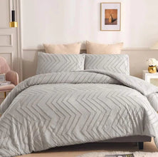 3pc Tufted Wave Duvet cover set — Kenya · WIMU Kitchen
