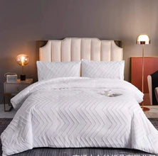 3pc Tufted Wave Duvet cover set — Kenya · WIMU Kitchen