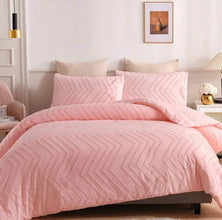3pc Tufted Wave Duvet cover set — Kenya · WIMU Kitchen