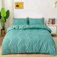 3pc Tufted Wave Duvet cover set — Kenya · WIMU Kitchen