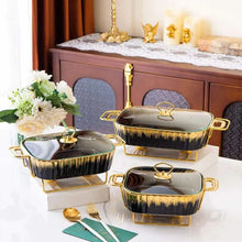 3-Piece Chafing Dish Set, 1.2L/1.8L/2.5L Ceramics Chafers & Buffet Warmer Set with Lid, Food Warmers for Parties & Outdoor, Luxury — Kenya · WIMU Kitchen