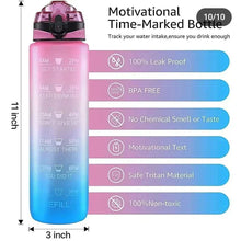 1Litre BPA Free Motivational Water Bottle — Kenya · WIMU Kitchen
