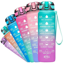 1Litre BPA Free Motivational Water Bottle — Kenya · WIMU Kitchen