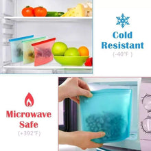 Reusable silicone fridge storage bags with zip seal – in use — Kenya · WIMU Kitchen